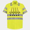 Men's High Visibility Safety Short Sleeve Work Shirt Thumbnail