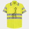 Men's High Visibility Safety Short Sleeve Work Shirt Thumbnail