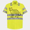 Men's High Visibility Safety Short Sleeve Work Shirt Thumbnail