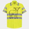 Men's High Visibility Safety Short Sleeve Work Shirt Thumbnail