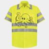 Men's High Visibility Safety Short Sleeve Work Shirt Thumbnail