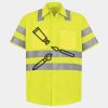 Men's High Visibility Safety Short Sleeve Work Shirt Thumbnail