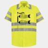 Men's High Visibility Safety Short Sleeve Work Shirt Thumbnail