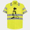 Men's High Visibility Safety Short Sleeve Work Shirt Thumbnail