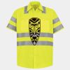 Men's High Visibility Safety Short Sleeve Work Shirt Thumbnail