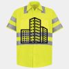 Men's High Visibility Safety Short Sleeve Work Shirt Thumbnail