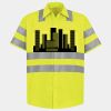 Men's High Visibility Safety Short Sleeve Work Shirt Thumbnail