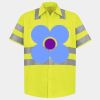 Men's High Visibility Safety Short Sleeve Work Shirt Thumbnail