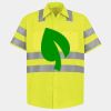 Men's High Visibility Safety Short Sleeve Work Shirt Thumbnail