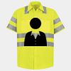 Men's High Visibility Safety Short Sleeve Work Shirt Thumbnail