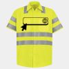 Men's High Visibility Safety Short Sleeve Work Shirt Thumbnail