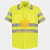 Men's High Visibility Safety Short Sleeve Work Shirt Thumbnail