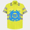 Men's High Visibility Safety Short Sleeve Work Shirt Thumbnail