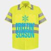 Men's High Visibility Safety Short Sleeve Work Shirt Thumbnail