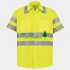 Men's High Visibility Safety Short Sleeve Work Shirt Thumbnail
